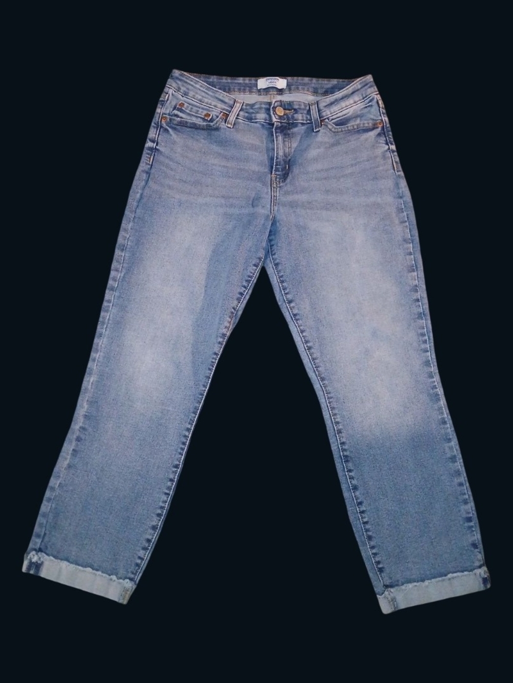 Light Blue Boyfriend Jeans for Women - Relaxed Fit Levi's 27 Short